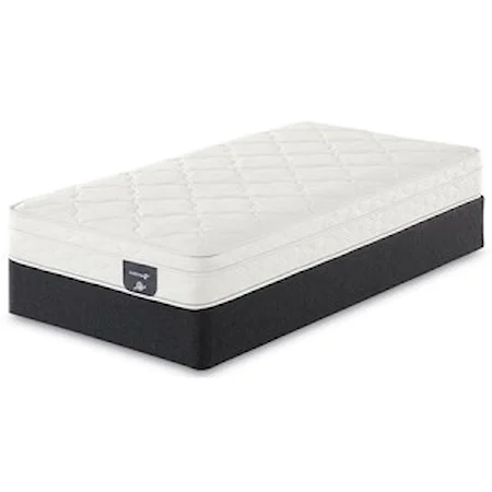 Queen Euro Top Innerspring Mattress and 6" Low Profile Steel Foundation